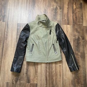 Mackage Army Green / Leather Jacket